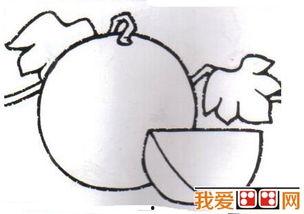 吃瓜娃娃画龙图片,趣味横生创意无限